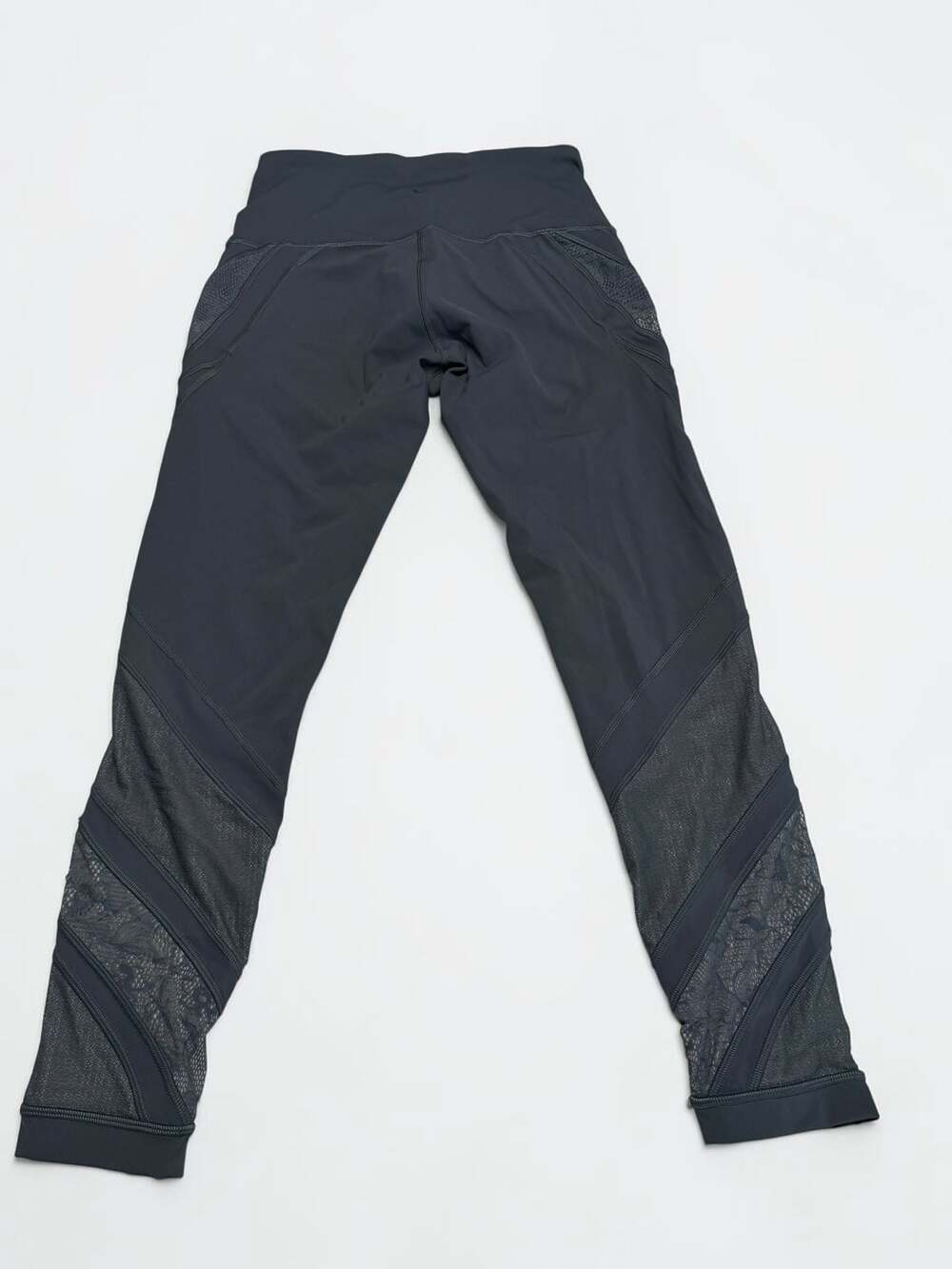 Lululemon Reveal Tight Digirender 25" Graphite Grey Mesh Lace Leggings - Picture 2 of 6